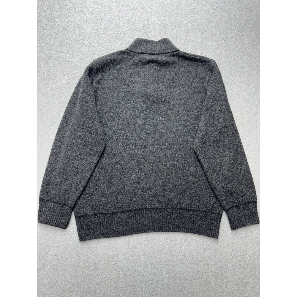 Daniele Blasi Sweater Mens XL Gray Wool Blend Italy Mock Neck Button Pullover - Picture 9 of 10